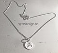 Bricka med Kvinnosymboler - Sterling silver 925 - Berlock eller halsband