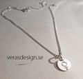 Bricka med Kvinnosymbol - Sterling silver 925 - Berlock eller halsband