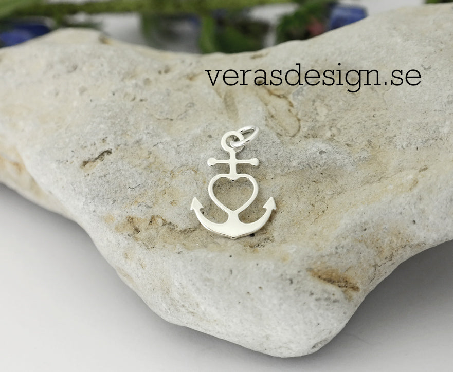 Tro, Hopp och Kärlek -  Hänge eller halsband, Sterling silver 925