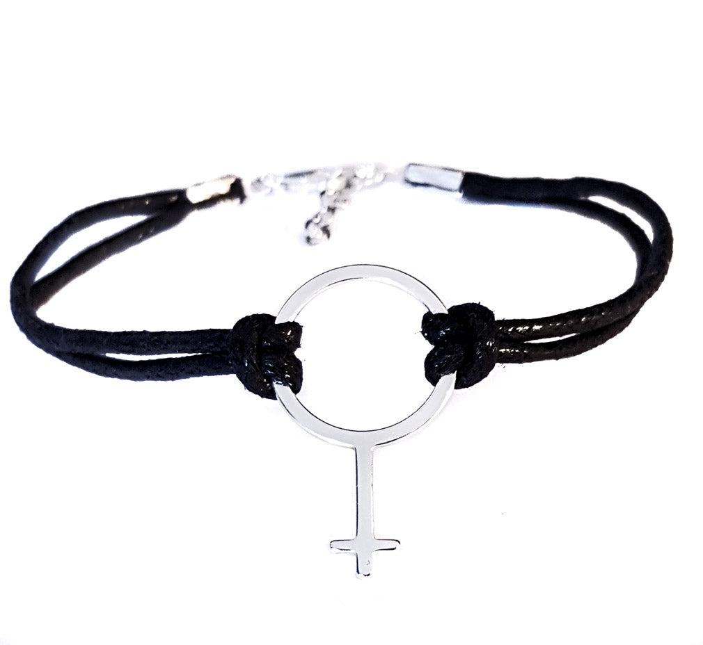 Armband med feministsymbol "Stilren"