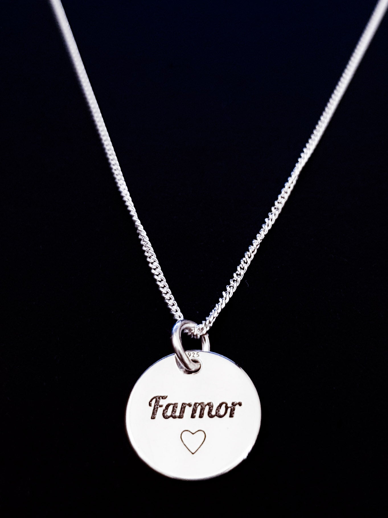 Farmor Hänge / halsband, silver 925