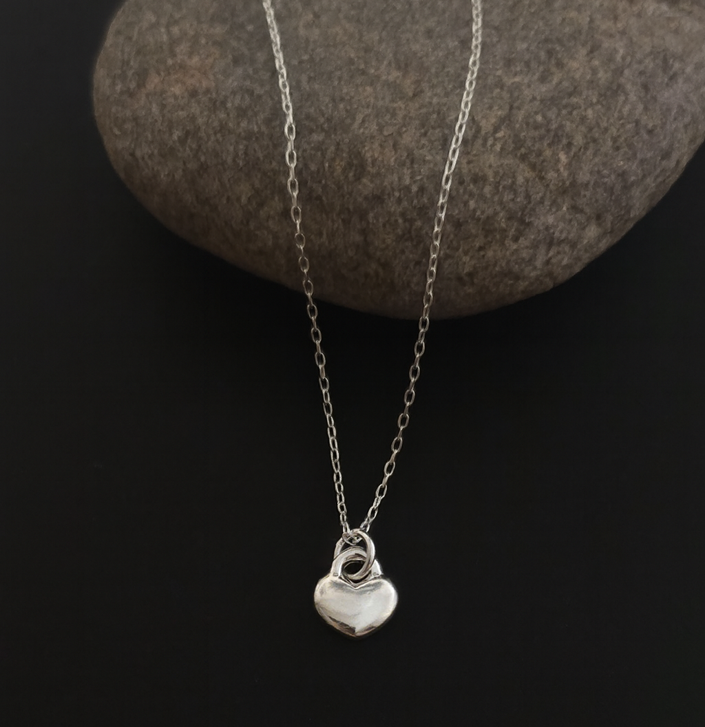 Litet hjärta - Hänge / Halsband - Sterling Silver