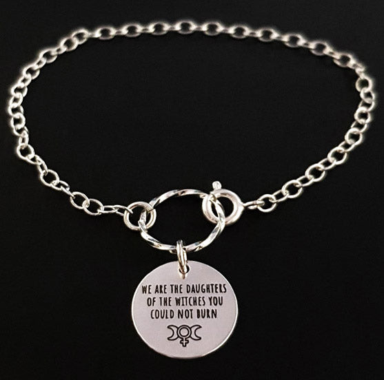Armband "'We are the daughters..." Sterling silver