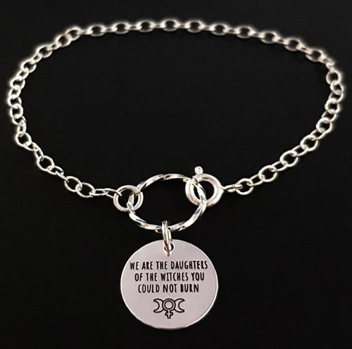Armband "'We are the daughters..." Sterling silver
