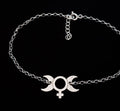 Armband med Kvinnosymbol och månar, silver 925