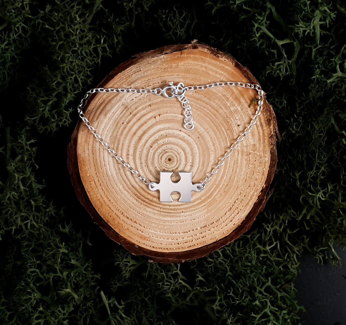 Armband med pusselbit - Sterling silver 925