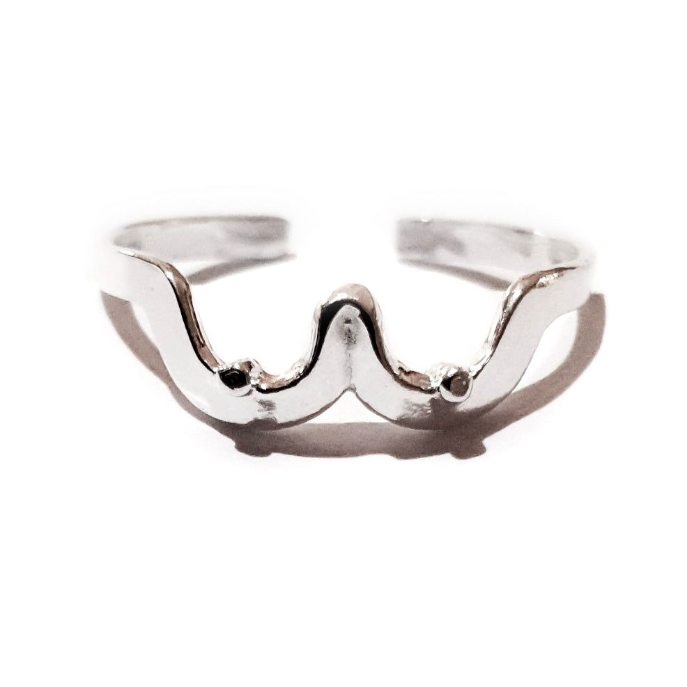 Fingerring med bröst - silver 925