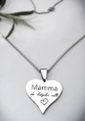 Halsband "Mamma du betyder allt" Rostfritt stål