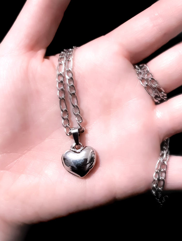 Halsband Hjärta - Rostfritt stål