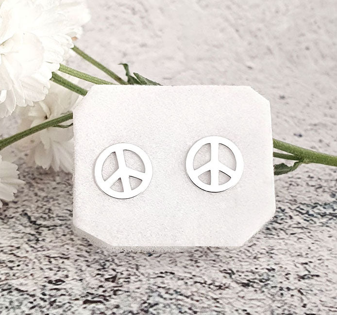 Örhängen Peace - silver 925