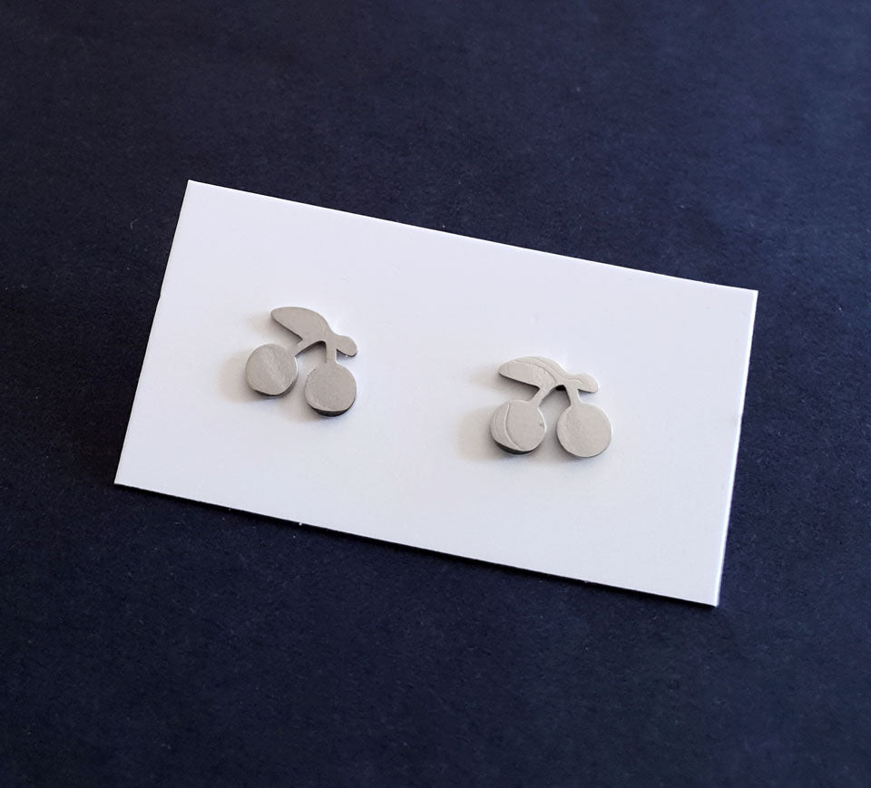 Örhängen "Körsbär" Rostfritt stål