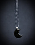 Halsband - Måne av Svart onyx