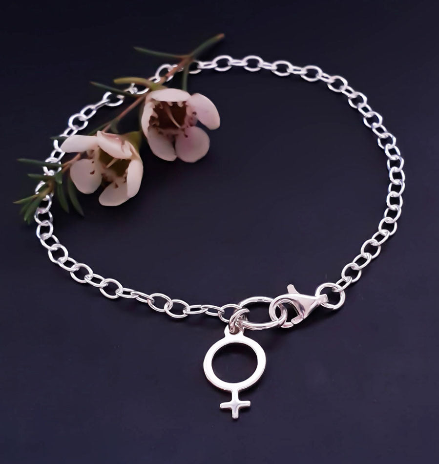 Armband med Kvinnosymbol - Sterling silver 925