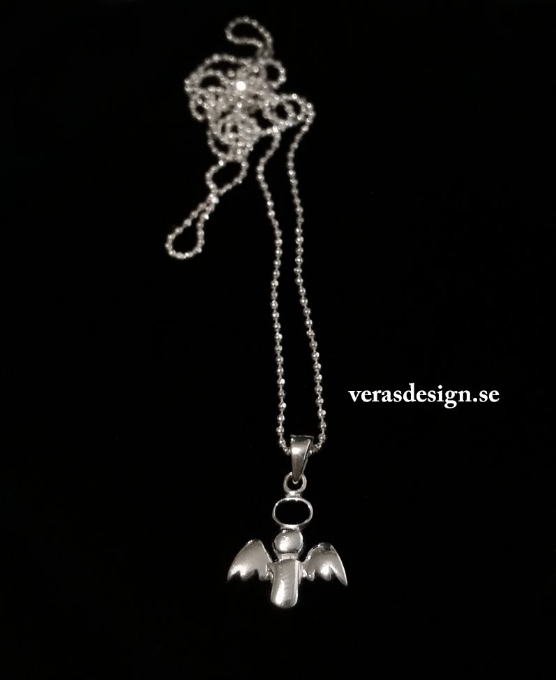 Halsband med liten ängel - Sterling silver 925